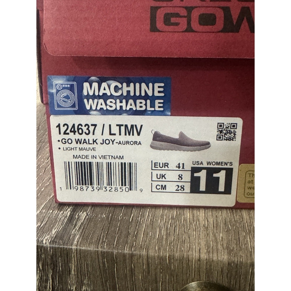 Skechers  Womens Size 11 Go Walk Joy  Aurora  124637 LTMV Light Mauve Sneakers - Picture 6 of 6
